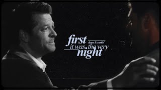 dean & castiel | the very first night