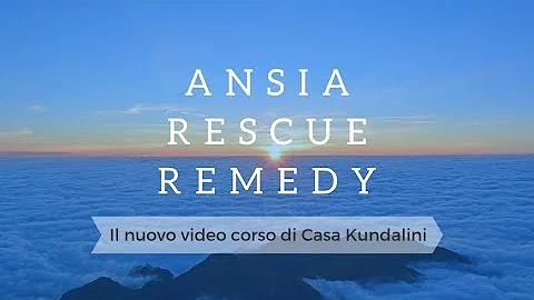 A cosa serve le gocce di Rescue Remedy?