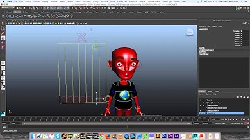 Blend Shapes, Aim Constrains, Set Driven Key (J.D.G)