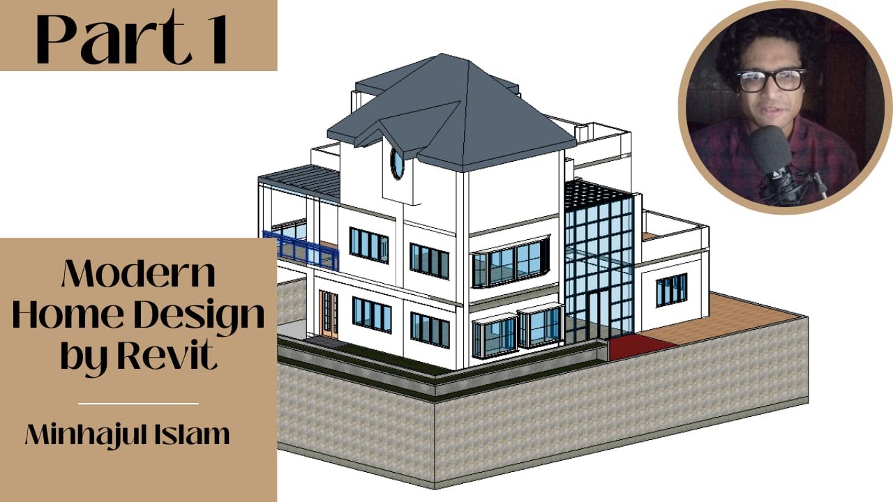 Modern House Design in Revit | Part-1 | Step-by-Step Modeling Tutorial ...