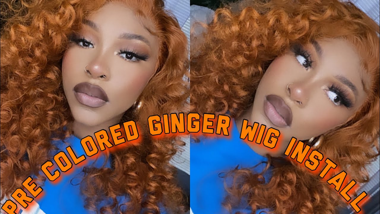 Watch Me Install & Style This Pre-Colored Ginger Frontal Wig From WorldNewHair 🧡