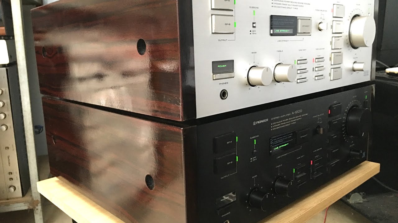 Amply Pioneer A-120d 8 sò cs 300w. Hàng bãi nhật đẹp quá ạ - YouTube