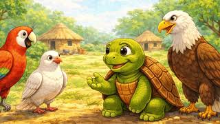 Why the Tortoise Has a Broken Shell | Classic African Folktale with Moral Lesson
