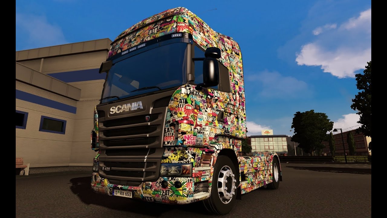 Euro Truck  Simulator  2 Skins stickers  Boomb Link 