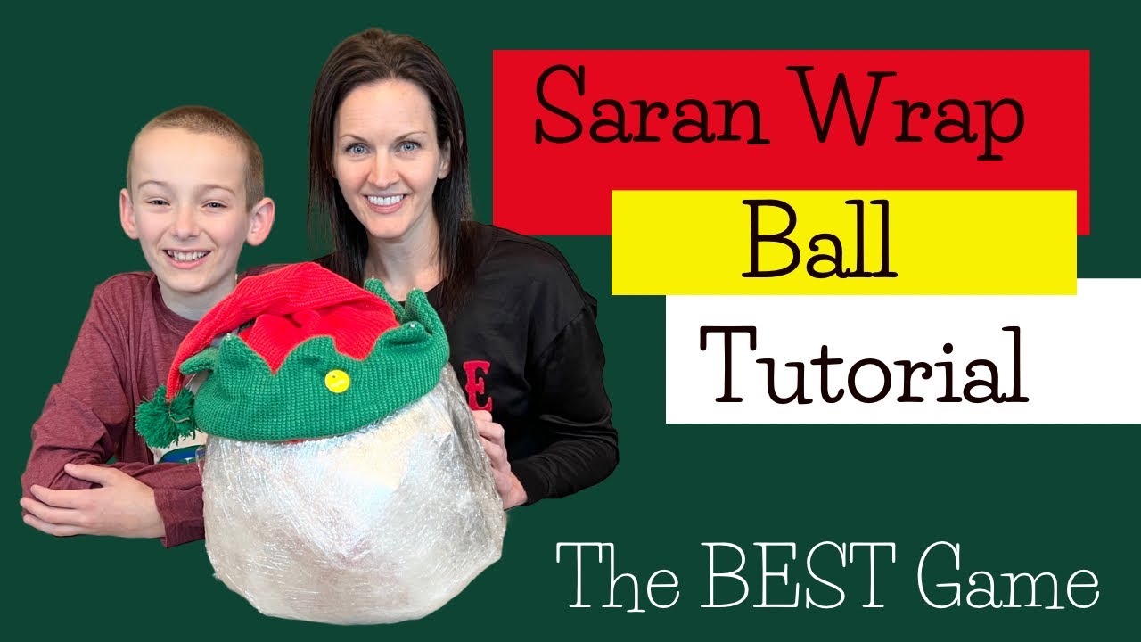 Christmas Saran Wrap Ball Game - The Crafty Blog Stalker