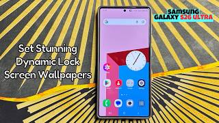 Set Stunning Dynamic Lock Screen Wallpapers Instantly Samsung Galaxy S26 Ultra #tutorial