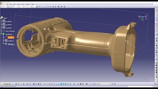 CATIA V5 - How to mirror STL 3D scans