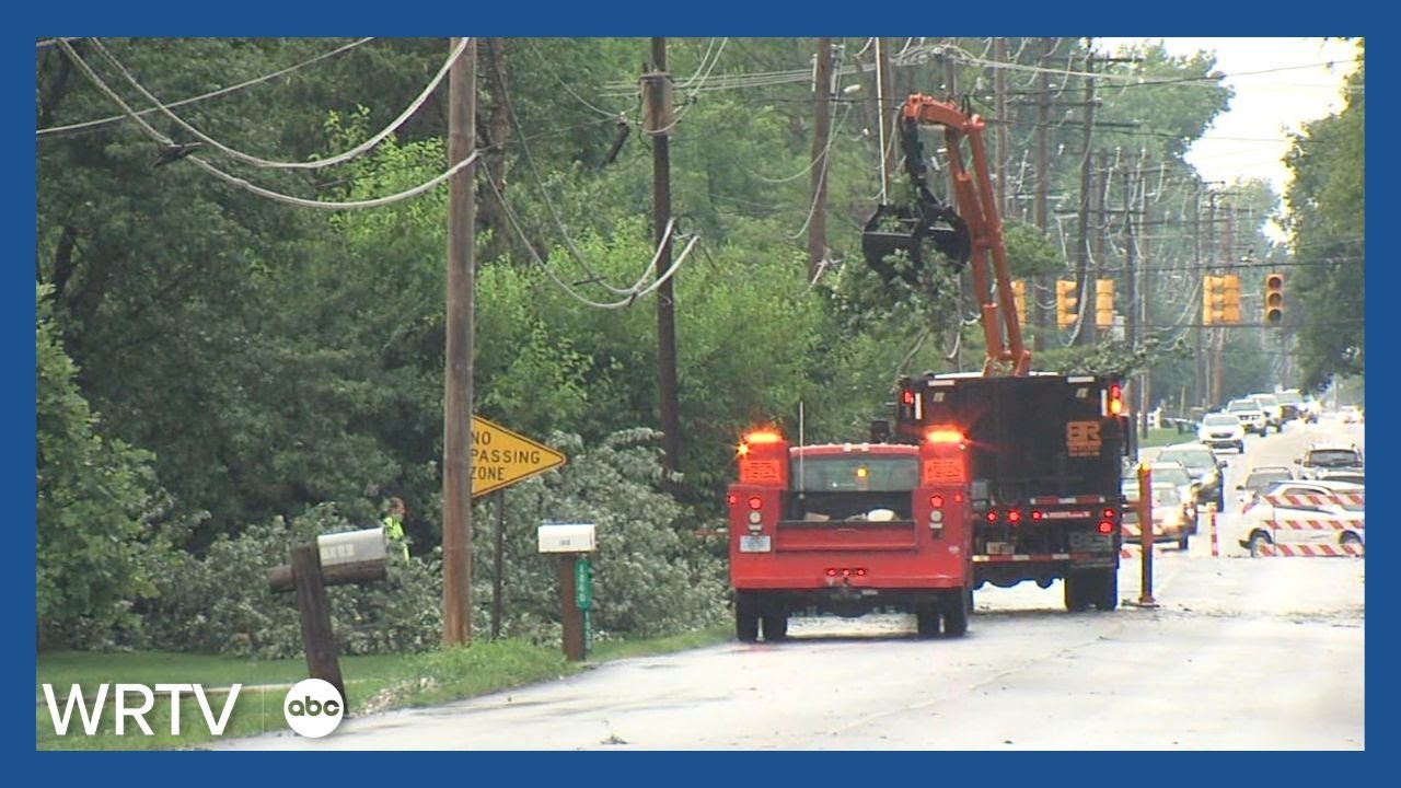 Storms leave thousands without power amid rising temperatures - YouTube