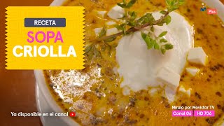 Receta: Sopa criolla | Más Rico