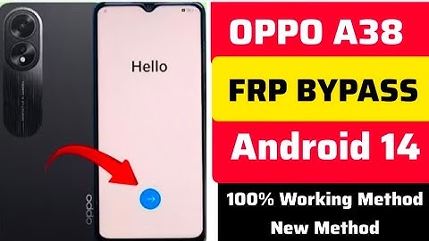 OPPO A38/A58/A59 5G: Google/ FRP Bypass (Share Option Not Working) - Without PC