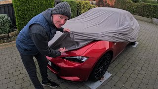 Scottish Winter  Outdoor Car Cover Removal  Any Damage?