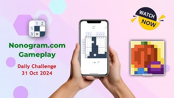 Nonogram.com Logic Puzzle Game | Daily Challenge 31 Oct 2024 #gameplay #pumpkinwithcandy