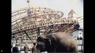 Coney Island, New York City (1918) [1080pHD] | Colorized | AI Enhanced