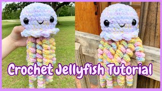 How to Crochet a Fun Jellyfish Amigurumi Plushie | Crochet Tutorial