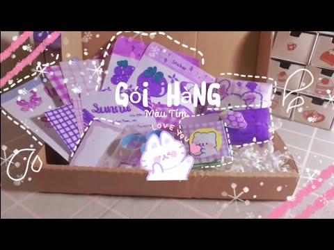 Video Gói hàng ???? màu Tím ???????????? | Gói hàng theo chủ đề |... - youtube