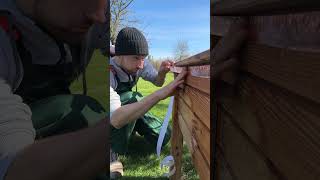Kupferband am Hochbeet gegen Schnecken #Shorts