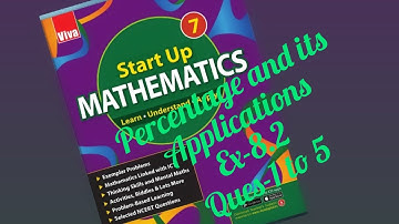 Ex-8.2 || ques 1 to 5 || start up mathematics viva|| class 7