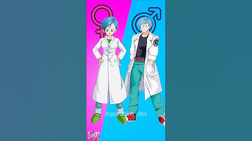 Dragon ball Characters in ♀️♂️ Gender swap #shorts #dbs #goku #dragonball