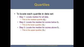 Statistics Chapter 4 Variability and Standard Deviation 9 22 22