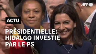 A Lille, le PS rassemblé pour investir Hidalgo et relancer sa campagne | AFP