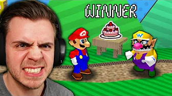 WarioWare in Mario 64