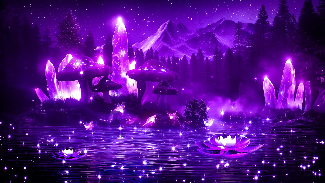 Quiet Night 💜 Fall Asleep In Under 3 Minutes 🎵 Soothing Relaxing Sleep ...