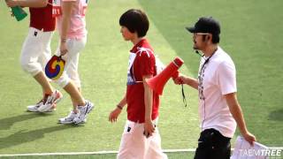 100914 Taemin walking @ Idol Sports Competition [Taemin fancam #2]