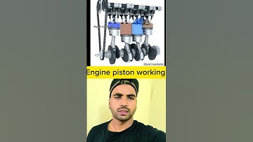 Engine piston working mechanism explain in the Video #youtubeshorts #mechancial #shorts #shortvideo