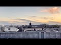 A view to a beautiful temple | On Japanese Shinkansen bullet train (Nozomi) from Shin-Osaka to Kyoto