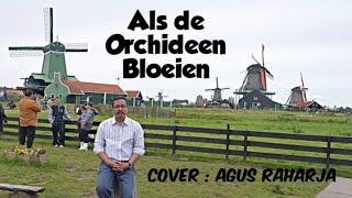 Als de Orchideen Bloeien ( Bunga Anggrek ) Cipt.  Ismail Marzuki.  Cover : Agus Raharja.