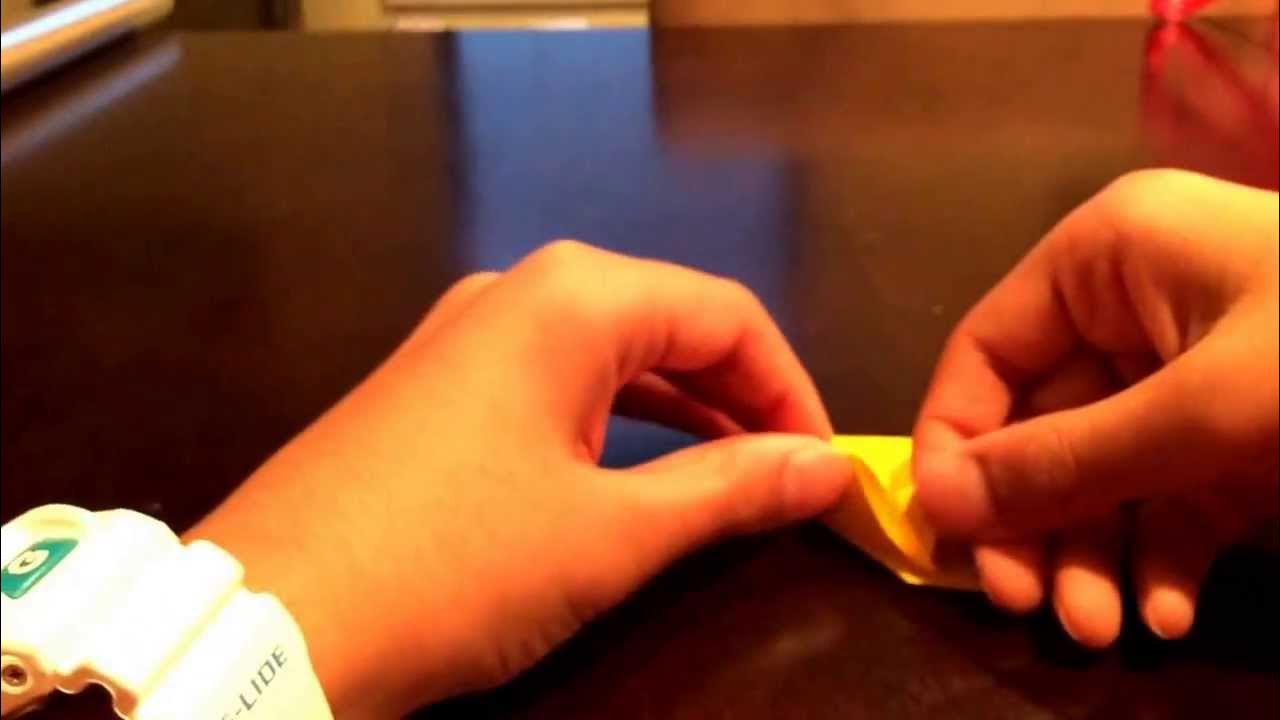 How to make the origami blow up balloon YouTube