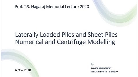Laterally loaded piles and sheet piles - Numerical and Centrifuge Modelling