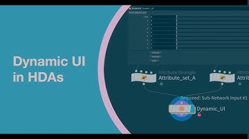 Houdini Tutorial - Dynamic UI in HDA