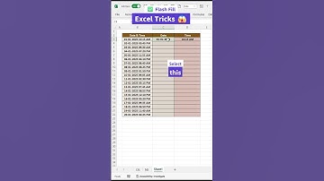 ✅Flash Fill- Excel tips & Tricks from ‪ @pakhikori2000  #youtubeshorts #excel #shorts