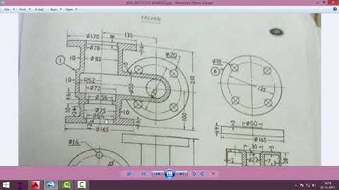Feed Check Valve Part 1 on AutoCAD