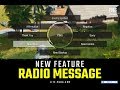 PUBG LITE New Feature &quot;Radio Message&quot;