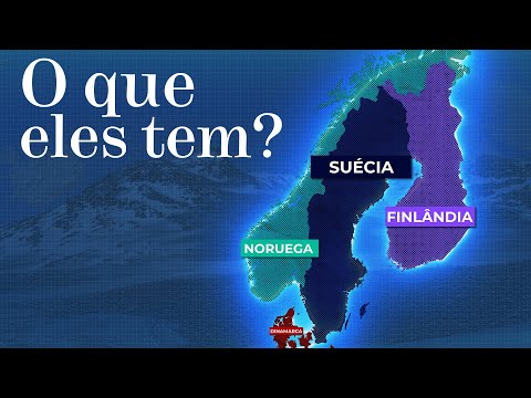 Vídeo: Líder escandinavo, ou Qual é a área da Noruega