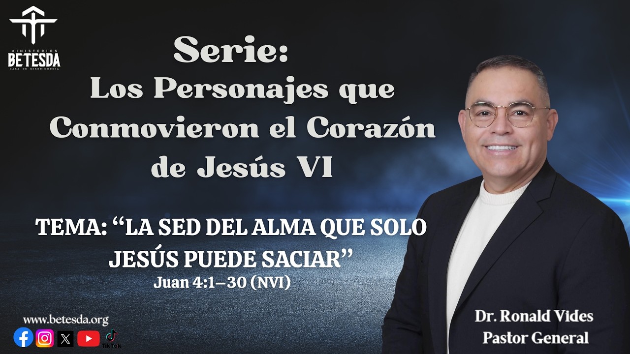 “La sed del alma que solo Jesús puede saciar”