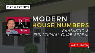 Home Address Sign Ideas | Address Numbers Ideas | Modern House Numbers | Curb Appeal Ideas