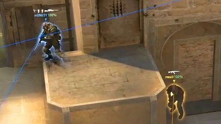 m0NESY Jumping No Scope vs s1mple falling awp