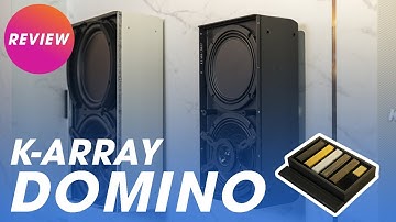 K Array Domino KF210 – Loa karaoke Ý với công nghệ driver hi end, có bản mạ vàng 24K siêu sang