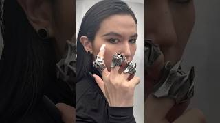 Self-defense, but make it fashion. Too much or just enough? #statementjewelry #armorring