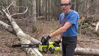 Ryobi 18 inch Chainsaw   HD 720p