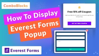 how to display everest forms popup