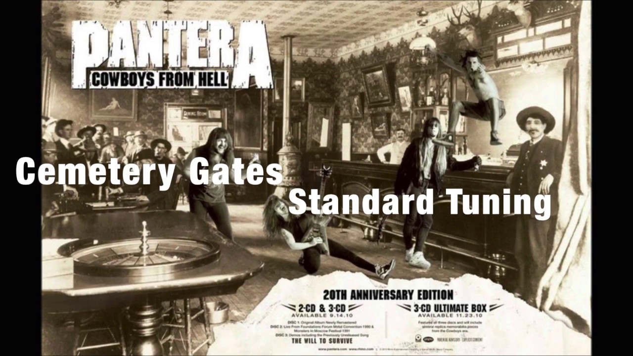 Pantera Cemetery Gates Standard Tuning Guitar Youtube