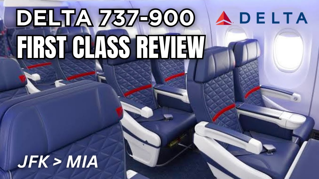 SURPRISINGLY AMAZING!? DELTA Domestic First Class Review 737-900 (B739) JFK-MIA [4K60]