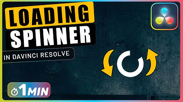 Hoe maak je een LOADING SPINNER in Davinci Resolve