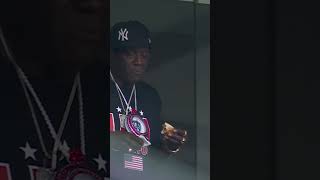 Flavor Flav just at the ballgame livin' his best life 😂⏰