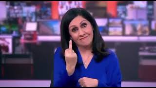 Full video of the BBC Reporter flipping off the camera: make sense #bbc #new #news