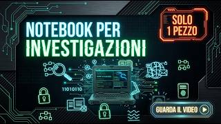 🕵️‍♂️ Computer Forense e OSINT per Agenzie Investigative | Workstation Kali Linux [UNICO PEZZO]